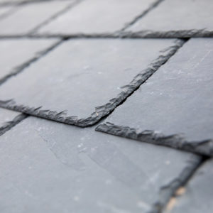 Grey slat tiles