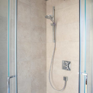 A rainfall shower + hand held shower = a must have combo
