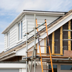 New windows have bene fitter in the dormer