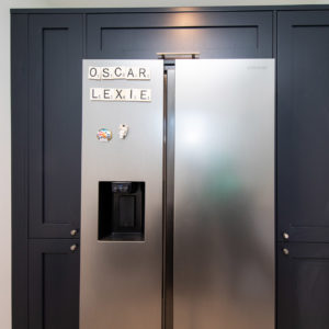 Matching cupboards to the kitchen