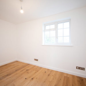 The bedrooms also now have oak floors, and new electric points throughout