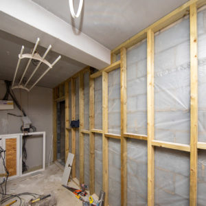 This is the new laundry room that we pinched space from the garage to create