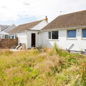 This space will be transformed once the kitchen extension is built as it will look onto the newly landscaped garden