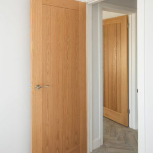 New oak doors throughout