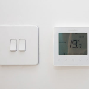 Smart heating controls this house