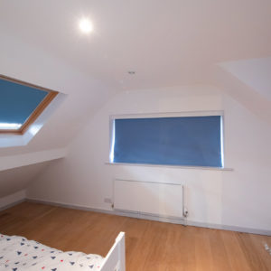 The second bedroom will also benefit from a full heigh ceiling and large sea view windows