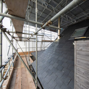The roof pitch will be extended full width creating loads more upstairs space