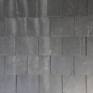 We will re-use as many of the original slate tiles as possible
