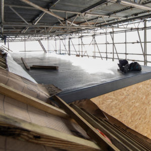 The dormer window has a new fibreglass roof for ultimate seaside protection