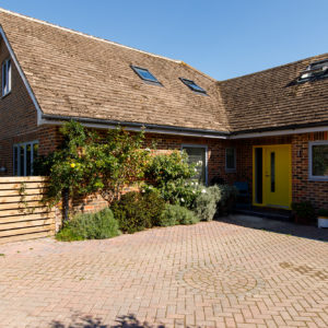 The new gable end is blending in well with the rest of the roof