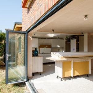 Large b-fold doors will open up onto a beautiful garden