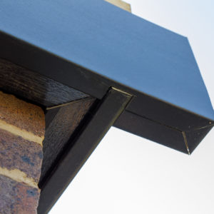The new anthracite grey plastic soffits