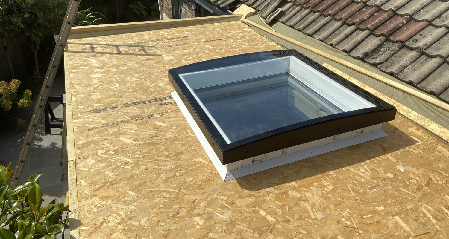 The new rooflight has just been fitted - it makes such a difference inside.