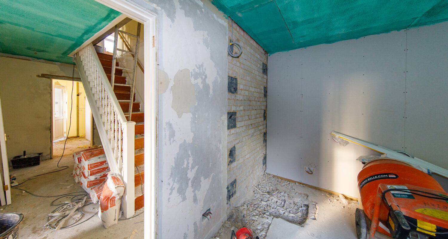 We knocked out the downstairs loo to create a better layout