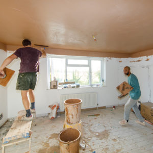 Today we have a team of plasterers in place to help this project be finished within the homeowners timeframe