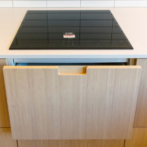 Large pan drawers for a clutter free kitchen