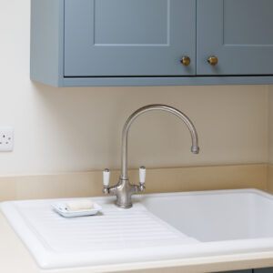 The utility room sink