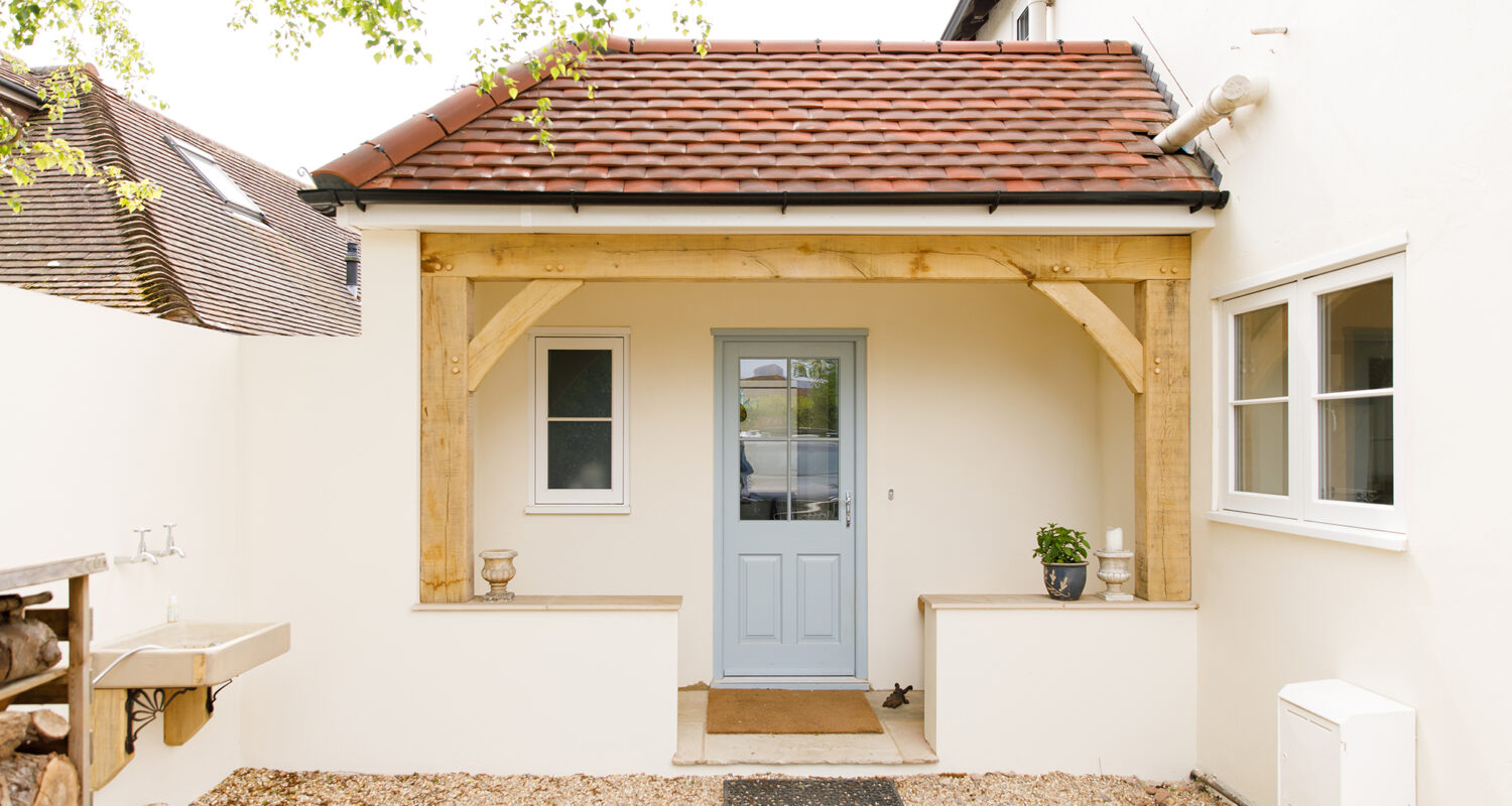 Set into the roof are some roof lanterns to flood the utility area with light