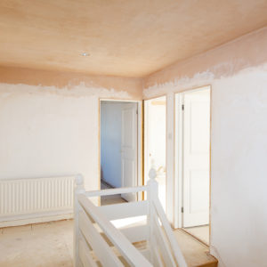 newly plastered ceilings throughout