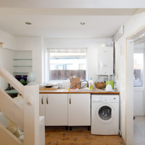 In the kitchen we will be fitting a new worktop