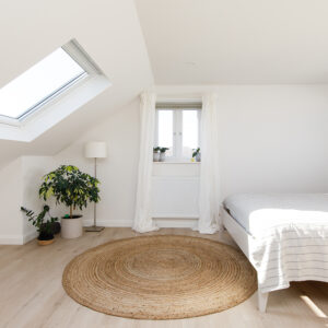 The new loft room is light and spacious
