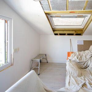 The old velux were slightly different size so some adjustments are needed to the aperture