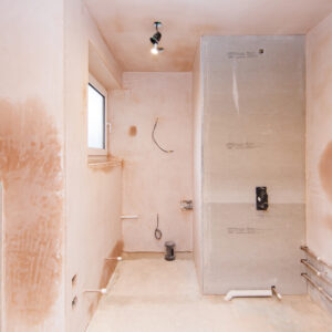 Like many seafront houses, all the bedrooms and bathrooms are downstairs. A new pressurised boiler has been installed in the garage ensuring hot water in all the bathrooms simultaneously.